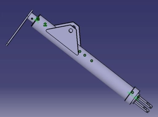 Chute Support Mechanism
